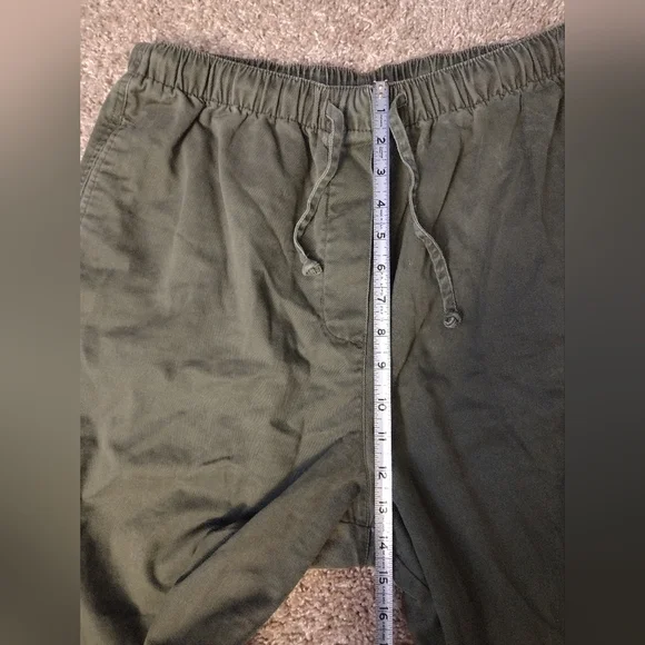 Fashion Bug Olive Green Wide Leg Drawstring Pants 18-20W - Picture 7 of 10